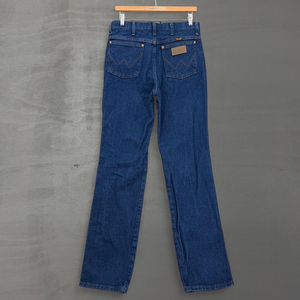Vintage Wrangler Cowboy Cut Jeans Blue Slim Fit Straight Leg 936APW 30 x 34